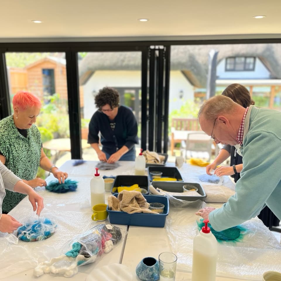 Felt Workshop with Felt Textiles Artist Sarah Waters