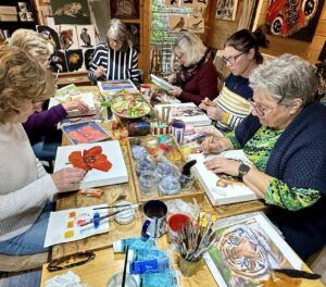 Painting with Wool Workshop