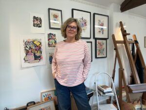 Kate Cooke Artist in Studio