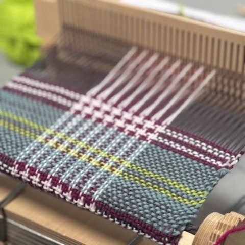scarf weaving workshop with Emma Baker